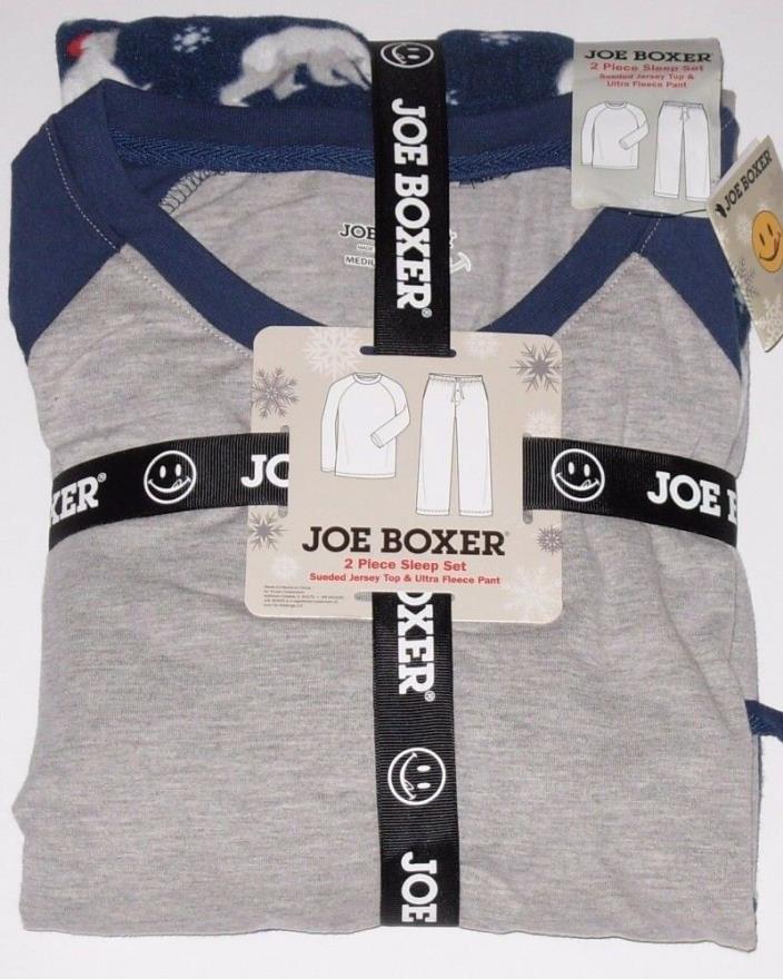 Joe Boxer Men's 2pc Pajamas Polar Bears Adult Size Medium New w/Tag