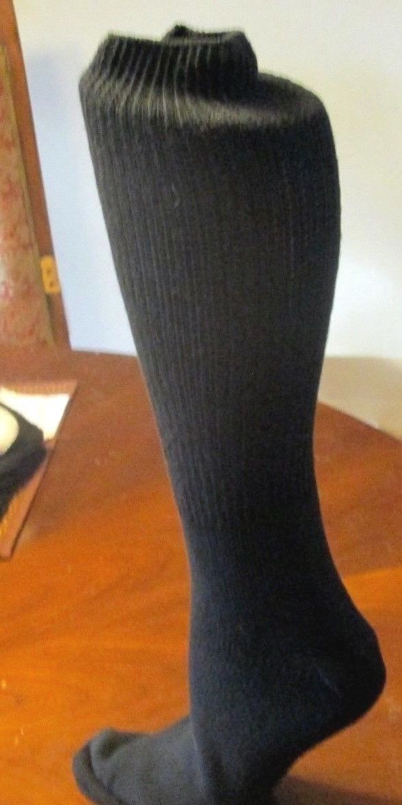 MENS size Diabetic Socks Outragious price 2 pair Black MADE IN THE USA FREE S/H