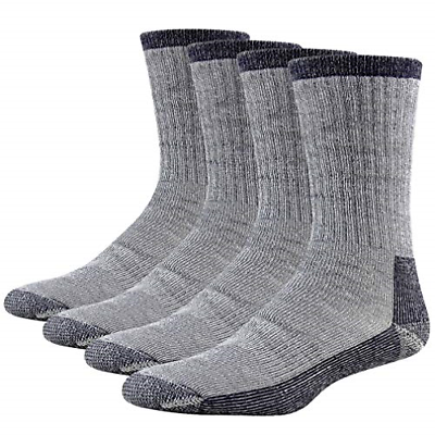 Full Cushion Socks, RTZAT Unisex Premium Merino Wool Thick Thermal Super Comfy 2