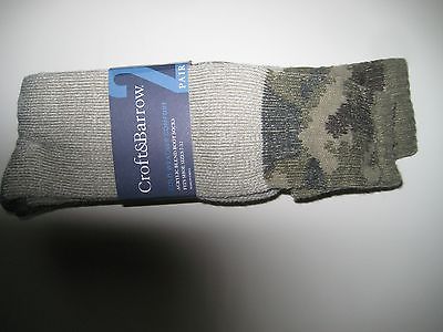 Croft&Barrow Acrylic Blend Boot Socks 2 Pair  Size 10-13 Retail $20