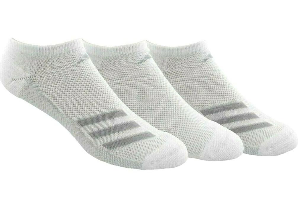 ADIDAS Climacool Superlite Extended Size No Show Socks 3 Pack Men's sz (12-15)