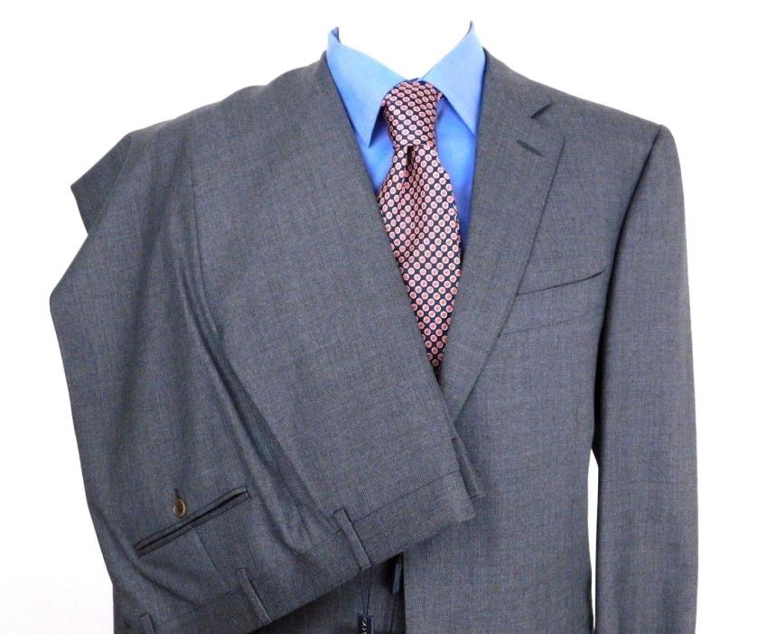 $1495 NWT Canali Suit Size 44 S Grey Super 120's