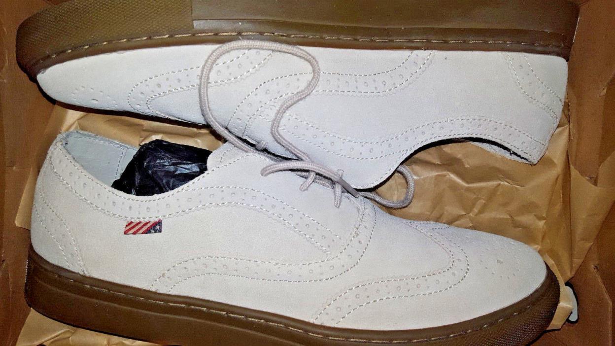 Ralph Lauren Denim Supply Shoes Stone SUEDE LEATHER Gum Sole Size 7.5 SHOES $150