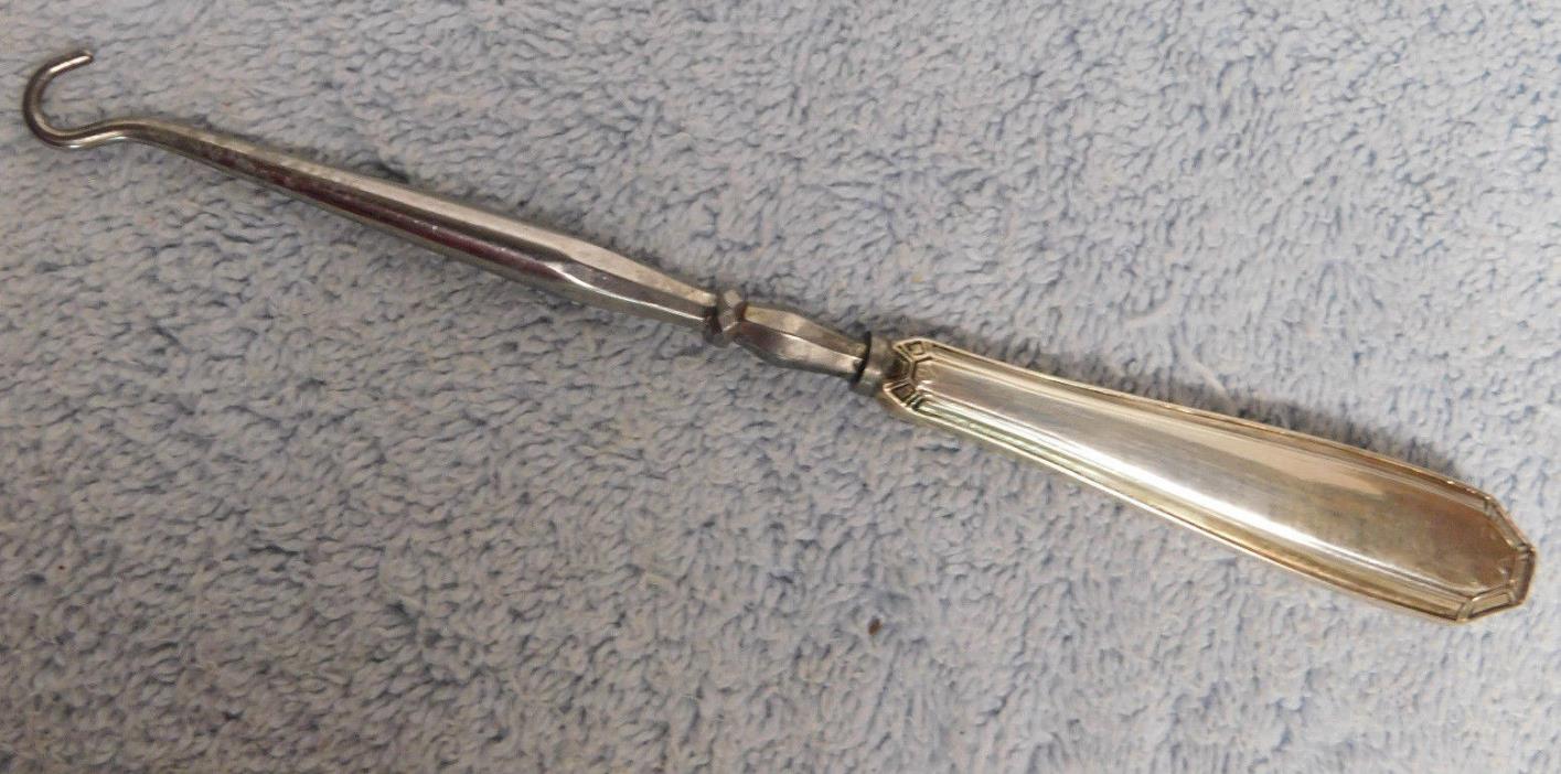 Antique Tiffany & Co sterling silver Shoe Button Hook, # 1740, # 9122 France
