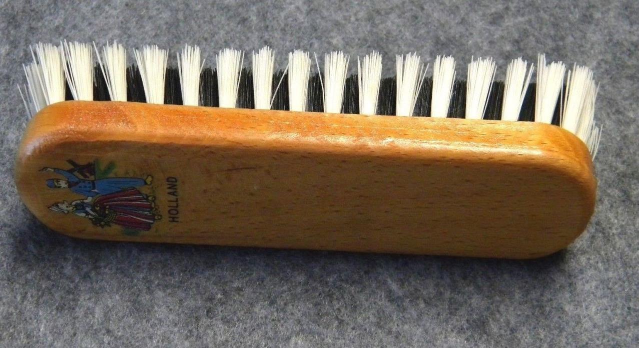 Vintage Shoe Shine Brush - Made in Holland