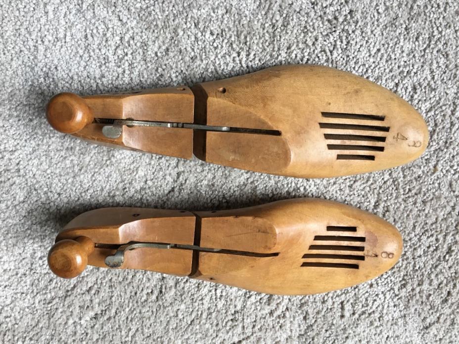 Miller trademark O.A.M.C.O. vintage wooden shoemakers shoe forms, 2