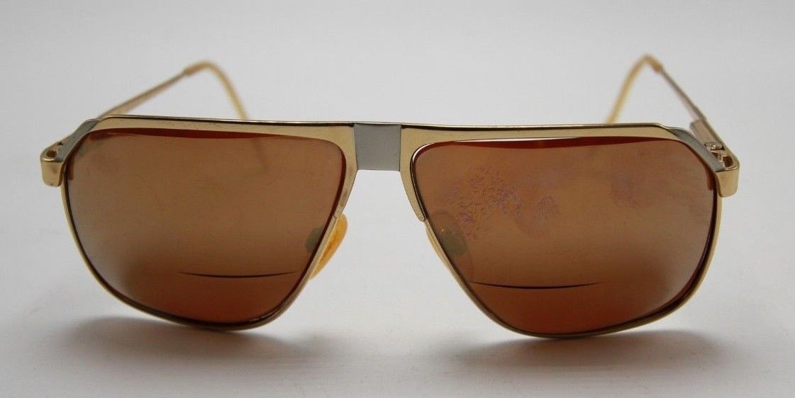 Vintage 80s Mens Gucci 1200 64C Designer Sunglasses  58 11 9-3
