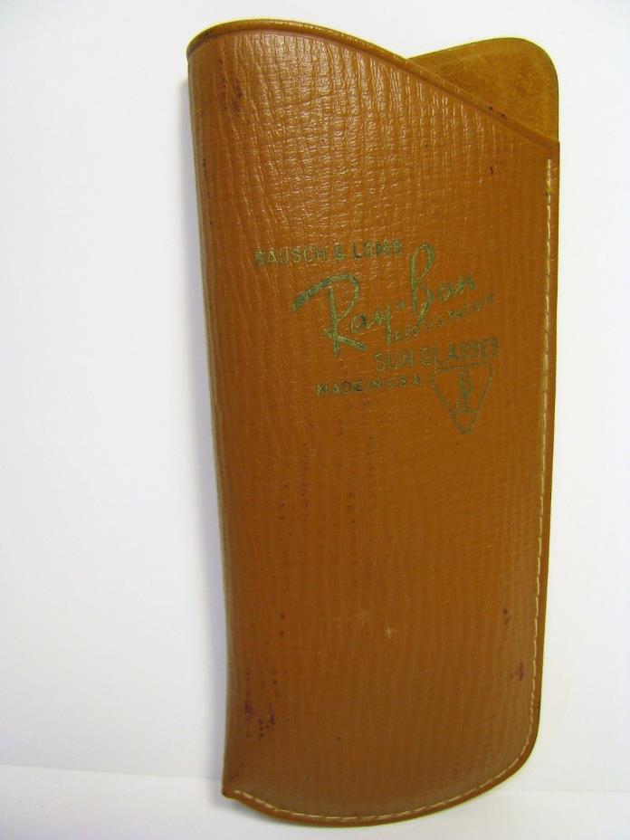 VINTAGE 50's B&L RAY BAN WAYFARER SUNGLASSES SLIP CASE  2