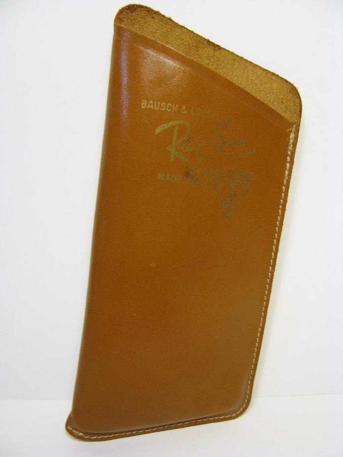 VINTAGE 50's B&L RAY BAN WAYFARER SUNGLASSES SLIP CASE  1