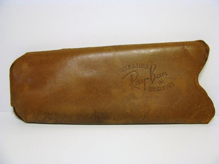 VINTAGE 50's B&L RAY BAN RARE SIGNET SUNGLASSES SLIP CASE