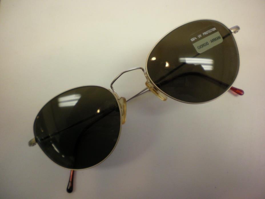vintage giorgio armani sunglasses mod 651 col 703  140  gold  made in italy