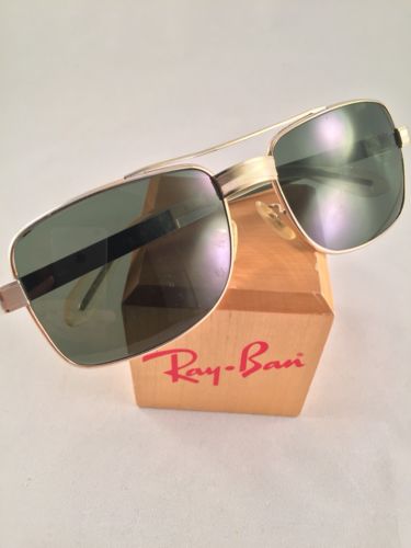 Vintage Ray Ban Bausch and Lomb Explorer 1/30 10k GO Gold B&L 58[]18 USA