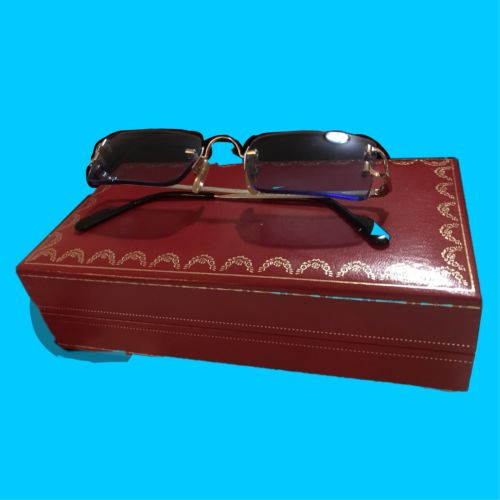 Cartier Luxury Sunglasses Vintage Rare With Original Case