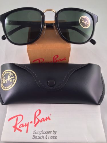 Vintage Ray Ban Bausch and Lomb Black Traditionals W0926 Square New NOS