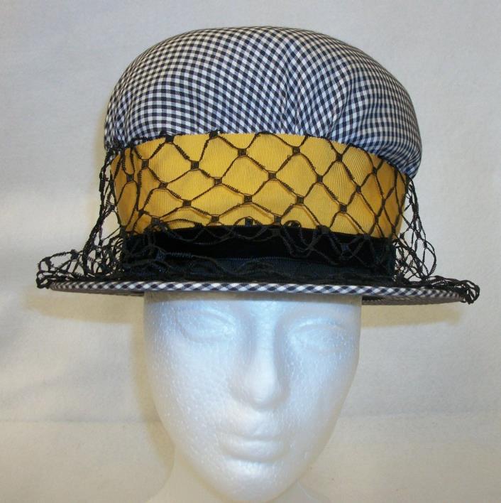 Vintage 1960's Mr. John Jr. Ladies Hat Retro - New York Palm Beach Paris