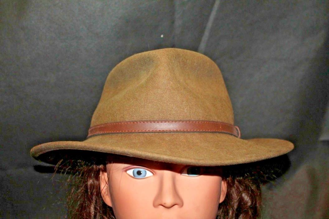 Vintage Women's 100% Wool Floppy Hat Medium