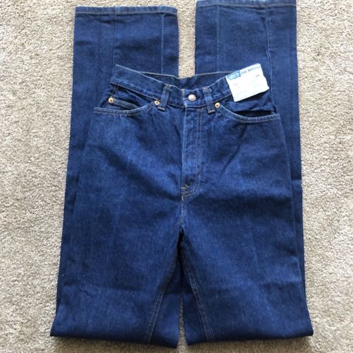 VTG 1977 Levis Jeans With Tag Sz 6 Pre Washed High Waist 100% Cotton 25035-0214