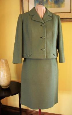 1960's Ladies' Wool Suit ~ 'Jackie' style bouclé, Eaton's label, ~Collectible!