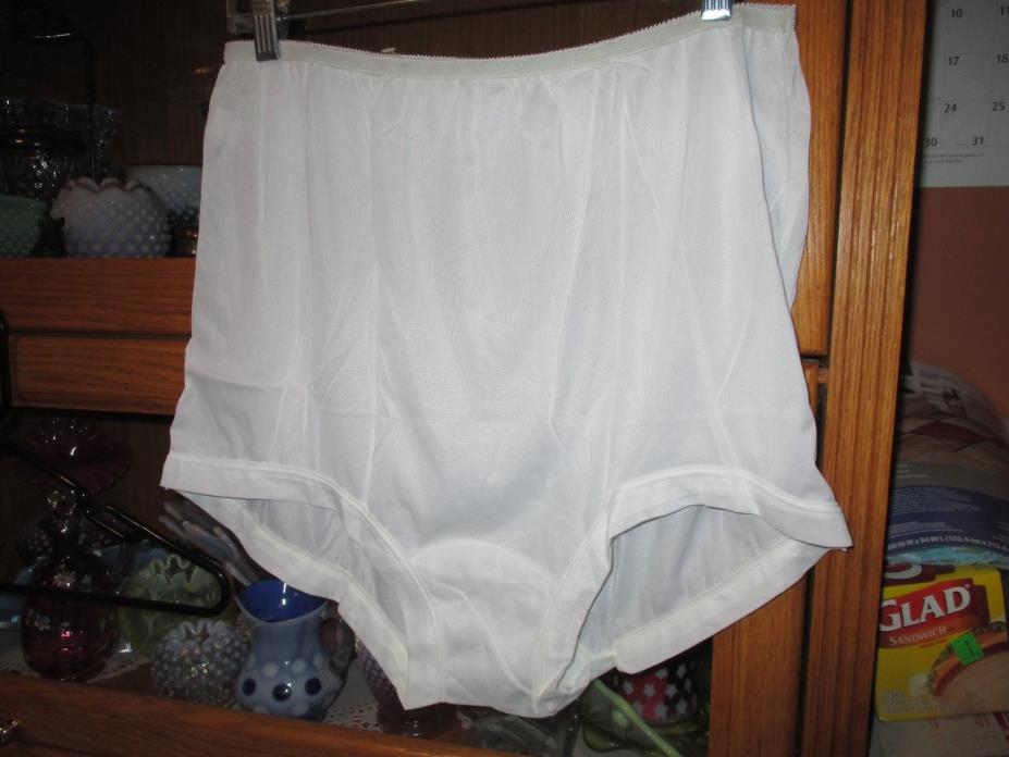 Vintage Spun Lo 100% Acetate Cuff Brief Panty 10 NOS PANTIES 14-24 GRANNY STYLE