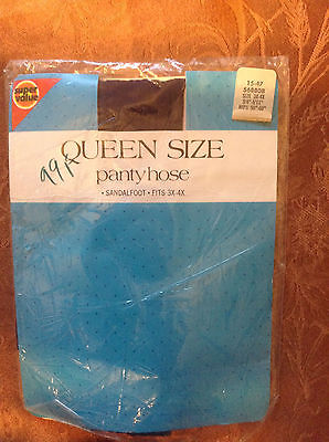 WOW!  Vintage super value queen size 3x-4x indigo pantyhose