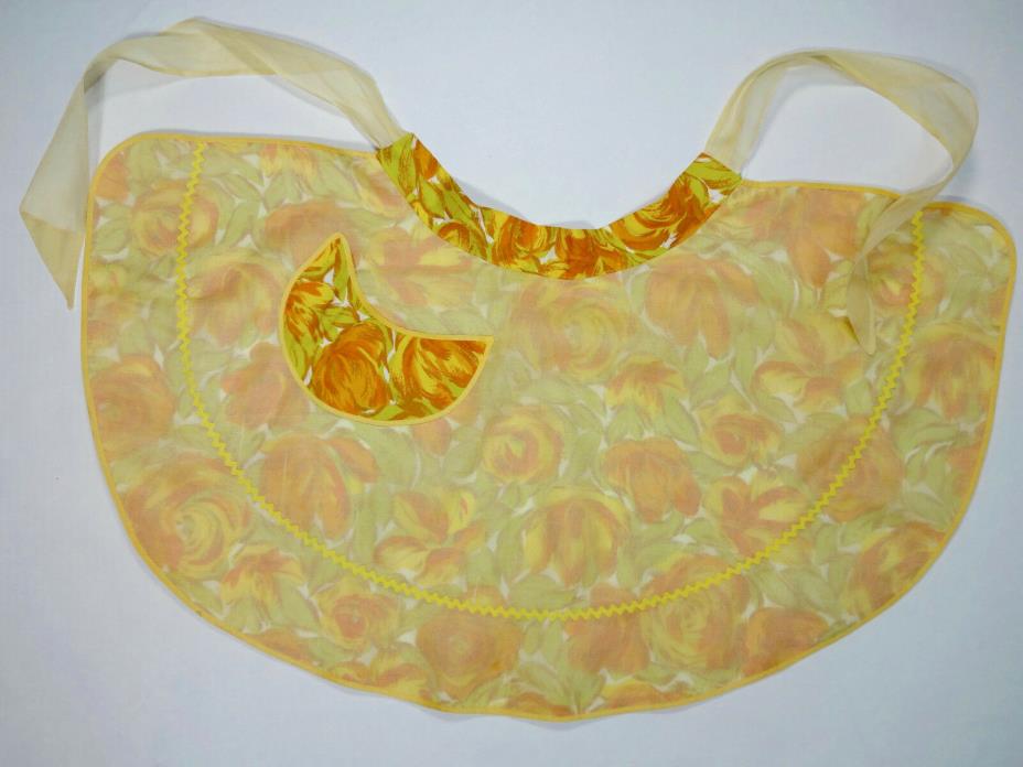 Vintage Reversible Cotton Circle Skirt Half Apron Benson Made Apron Co