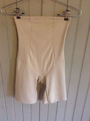 Vintage medium smooth tan high waist long leg girdle