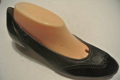 Vintage Naturalizer Black Leather Wingtip Pumps Heels Shoe Size 10 @ cLOSeT