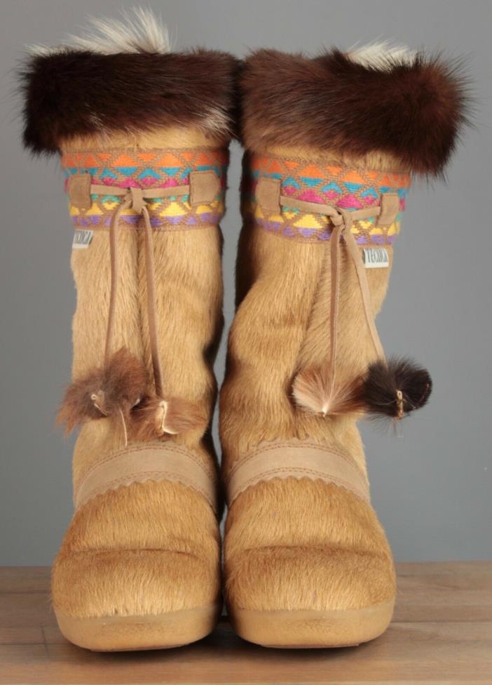 VTG Women's Tecnica Fur Ski Boots #2332 Ski Bunny Furry