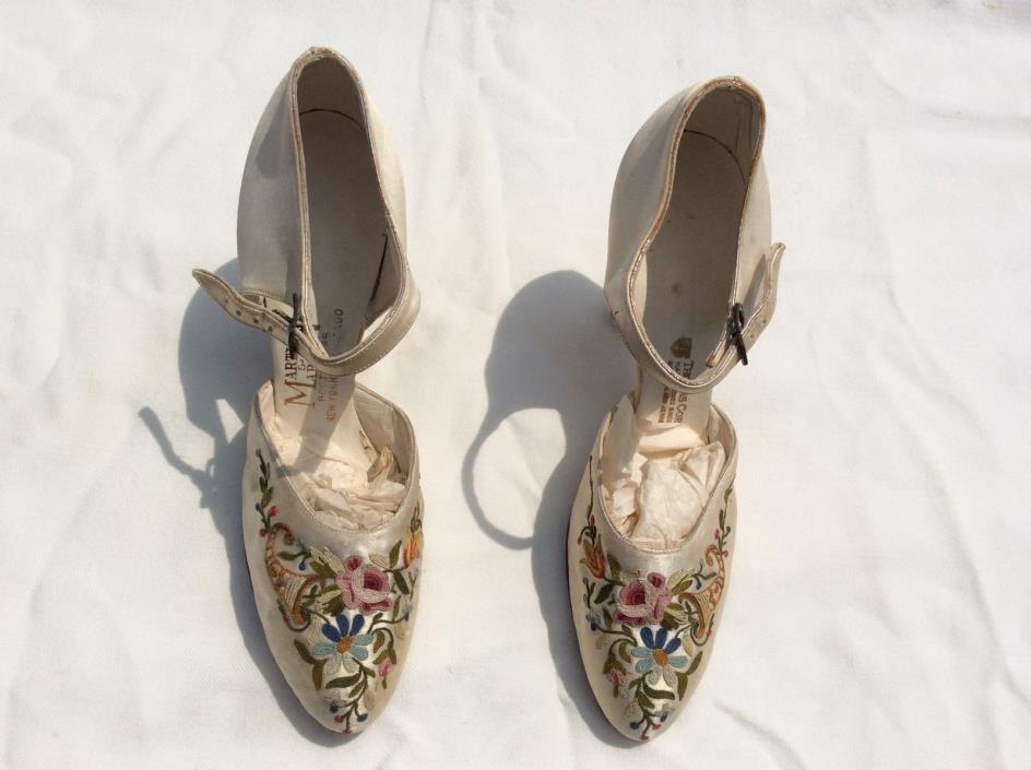 Antique Embroidered Shoes