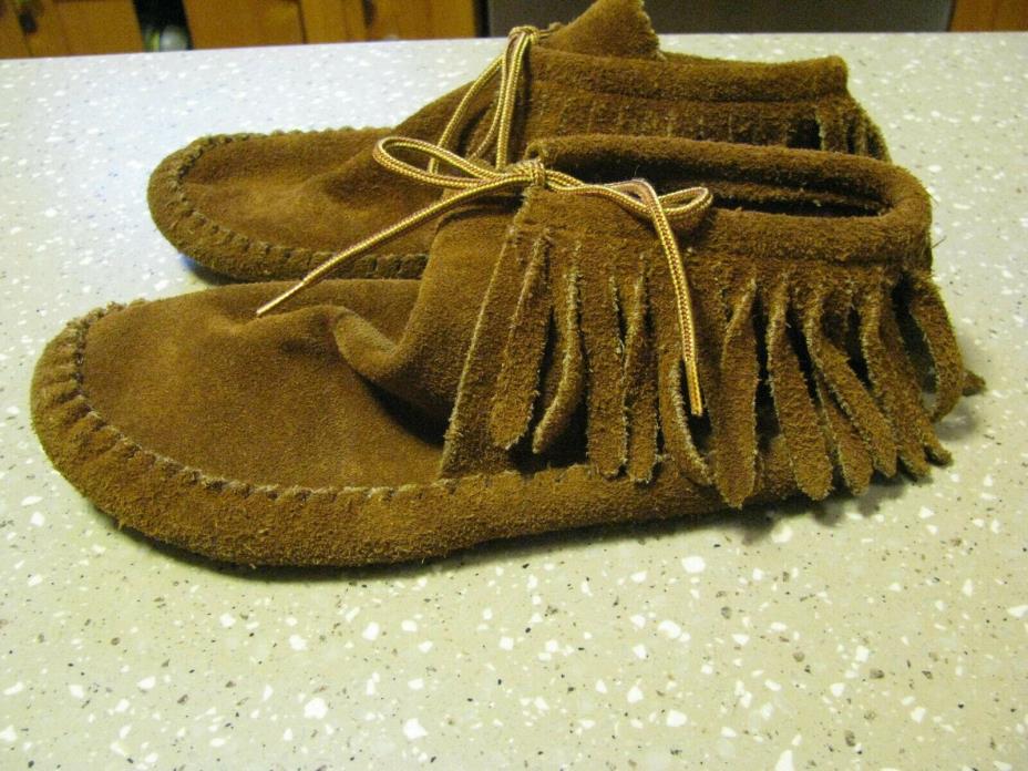 Vintage Taos Genuine Leather Moccasins GUESSING SIZE 7 or 7.5 or 8