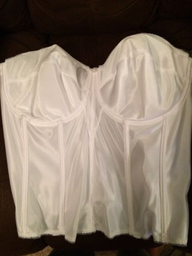 44DD David's Bridal Dominique 8950 Satin Torsolette Wedding Corset