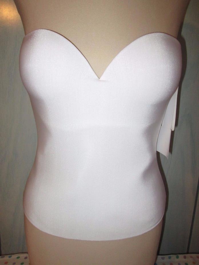 Felina Lingerie Bustier Bra Wedding Formal Under Support New with Tags White 36B