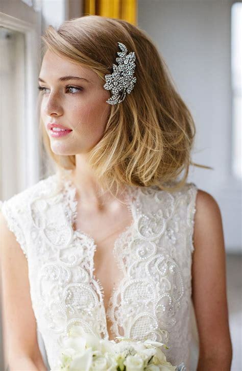 BRIDES & HAIRPINS Esther Embellished Hairclip Swarovski Bridal Wedding Jewelry