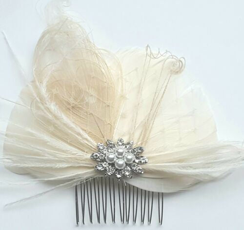 Headpiece, ivory Hair Comb, Wedding Headpiece, Bridal accessories, weddings