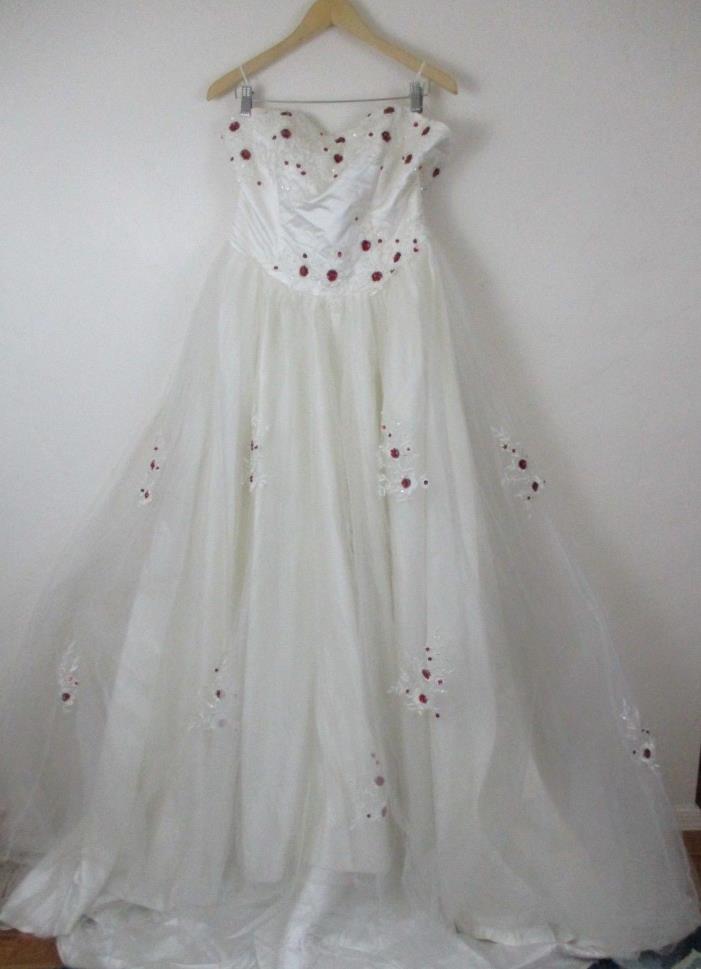 Wedding bridal Dress 18 White NWT dress