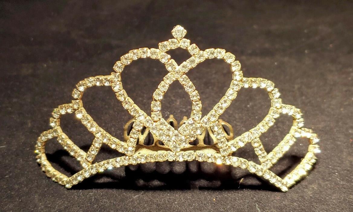 Tiara Crown Wedding Pageant Hair Accessory Jewelry Bride Quinceanera Sweet 16