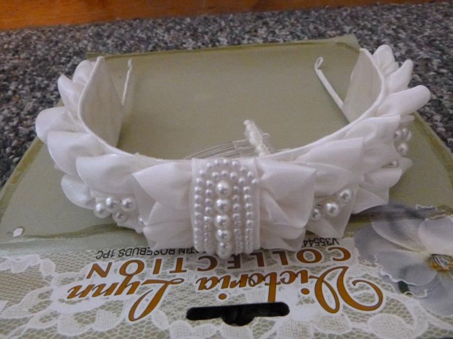 Victoria Lynn Collection Ivory Hairband and 30