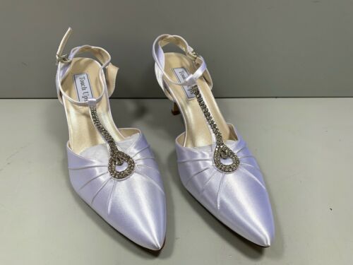 NEW Touch Ups JOHANNA White Size 9.5M Bridal Shoes Bridesmaid 2.5