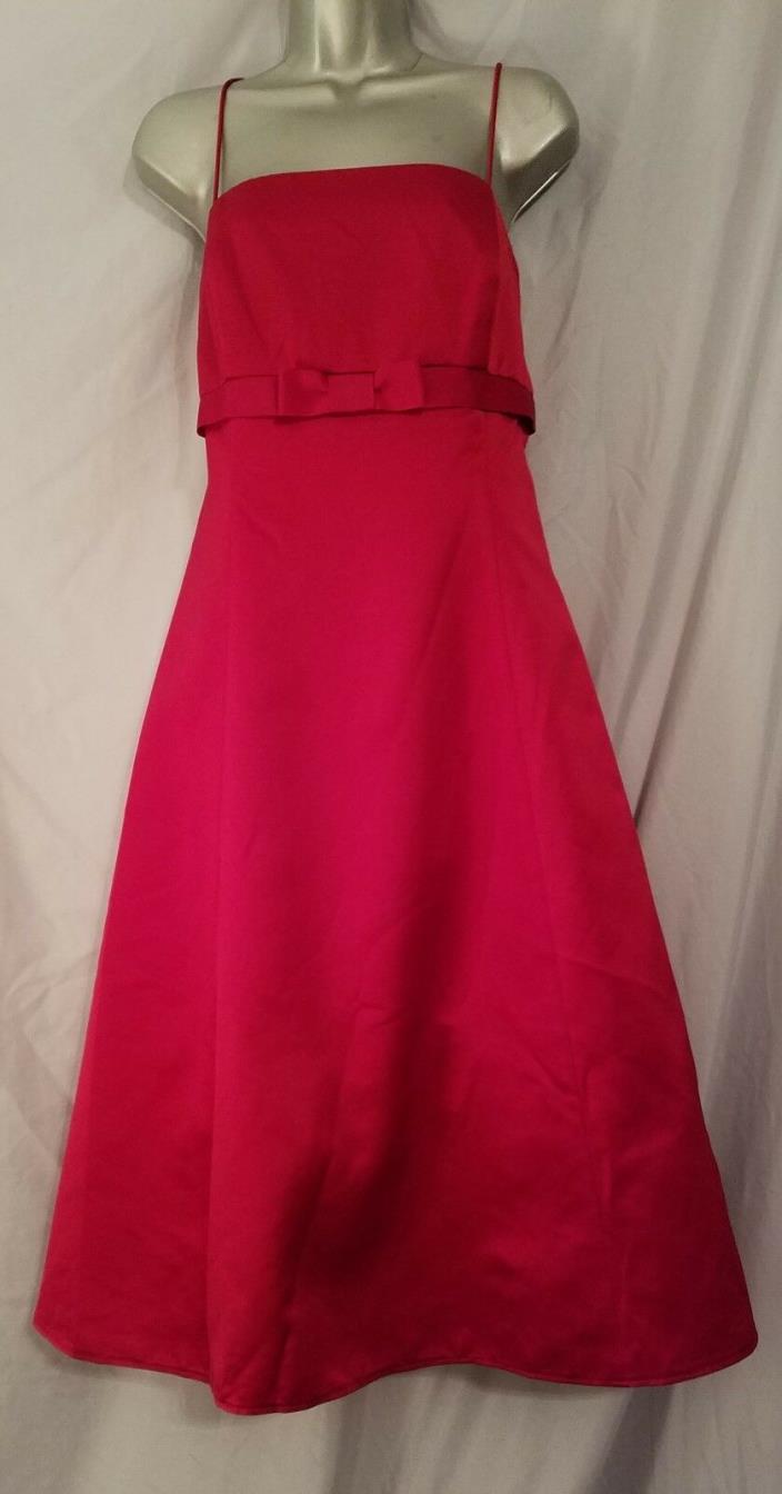 David's Bridal Size 14 Knee Length  Red Gown - CLASSSSY!