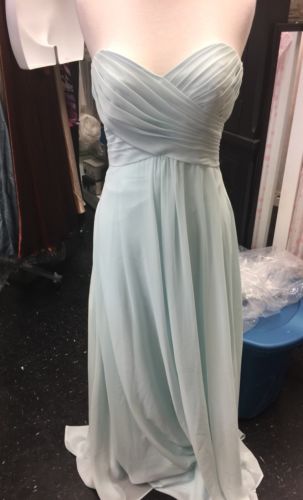 Allure Bridal Bridesmaid Prom dress Size 10 sea glass    Gorgeous!
