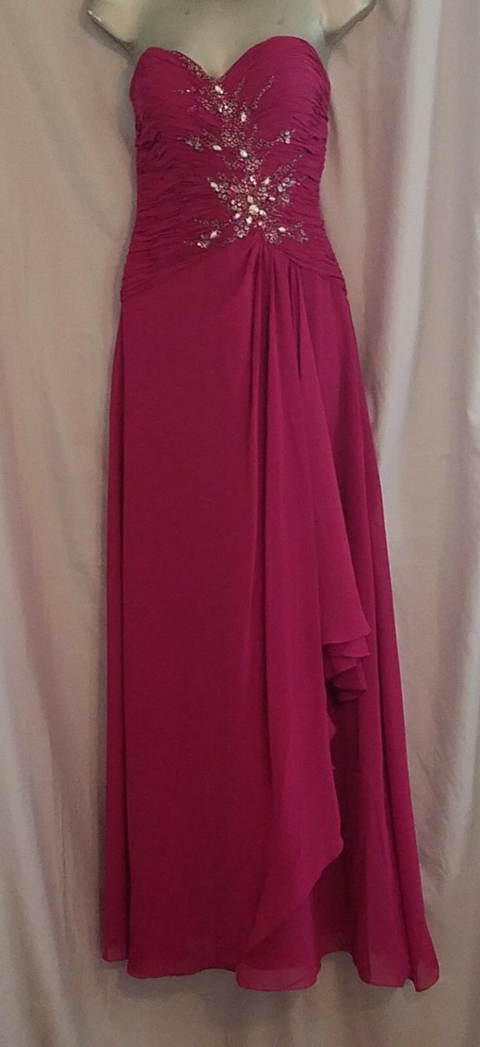 Fiory Naz Long Formal Gown Size 6 Magneta