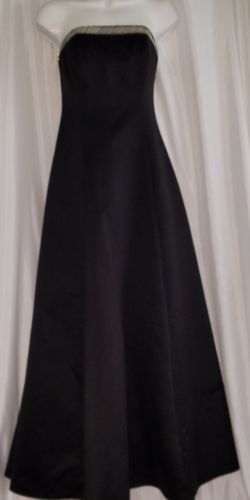 Delaru by Sheila Yen Size 5/6 Strapless, Long Black Gown