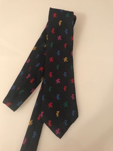 GRATEFUL DEAD “Dancing Bear” Crew Neck Tie - Made Exclusively For GDM, 1990