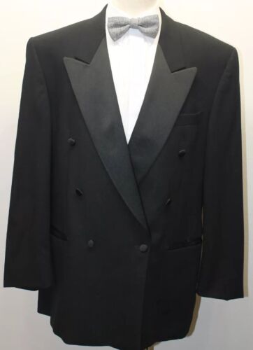 Oscar De La Renta Men's Tuxedo Blazer Black 42R Pure Virgin Wool Canada