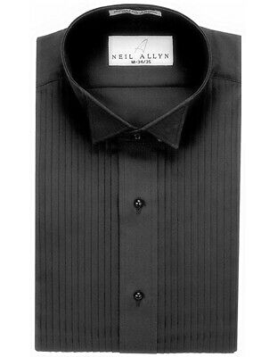 Neil Allyn Men's Black Wing Collar 1/4