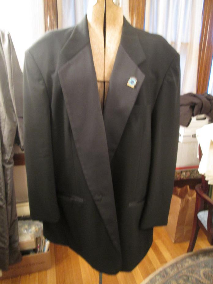 Black Men's Tuxedo - Coat, Pants, Shirt, Cumber Bun, Bow Tie & Cufflinks T