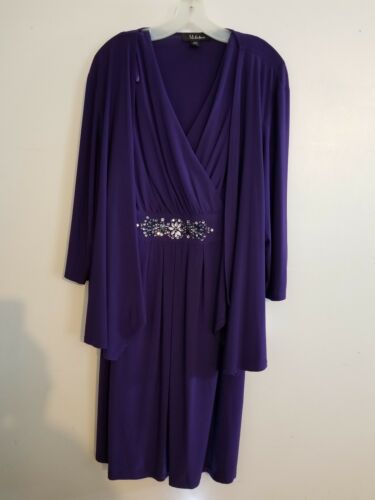 Women's 2 Pc Dress. 20W.  S.L. Fashions from David's Bridal. Purple