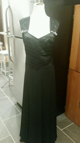 KM Collections by Milla Bell size 10 sleeveless floor length black mother of bri