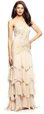 New Sue Wong Dress - Size 6 - Champagne Color