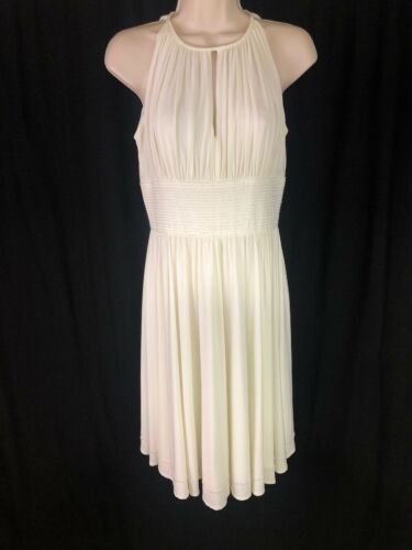 WOMENS MOTHER OF THE BRIDE IVORY FORMAL DRESS SIZE 6 By David’s Bridal EUC